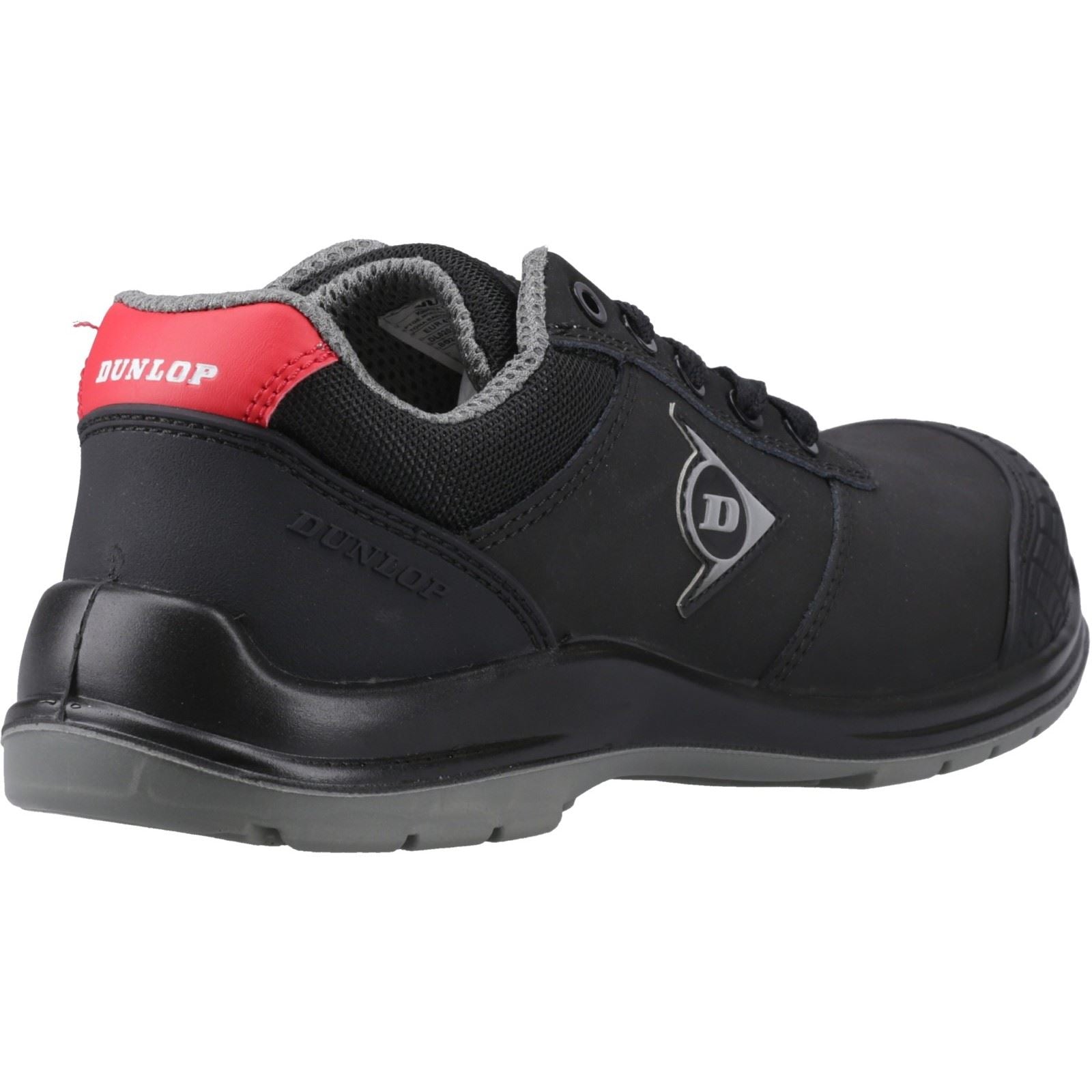 Dunlop First One Adv-Evo Low Nubuck Men's Black/Red Safety Shoes