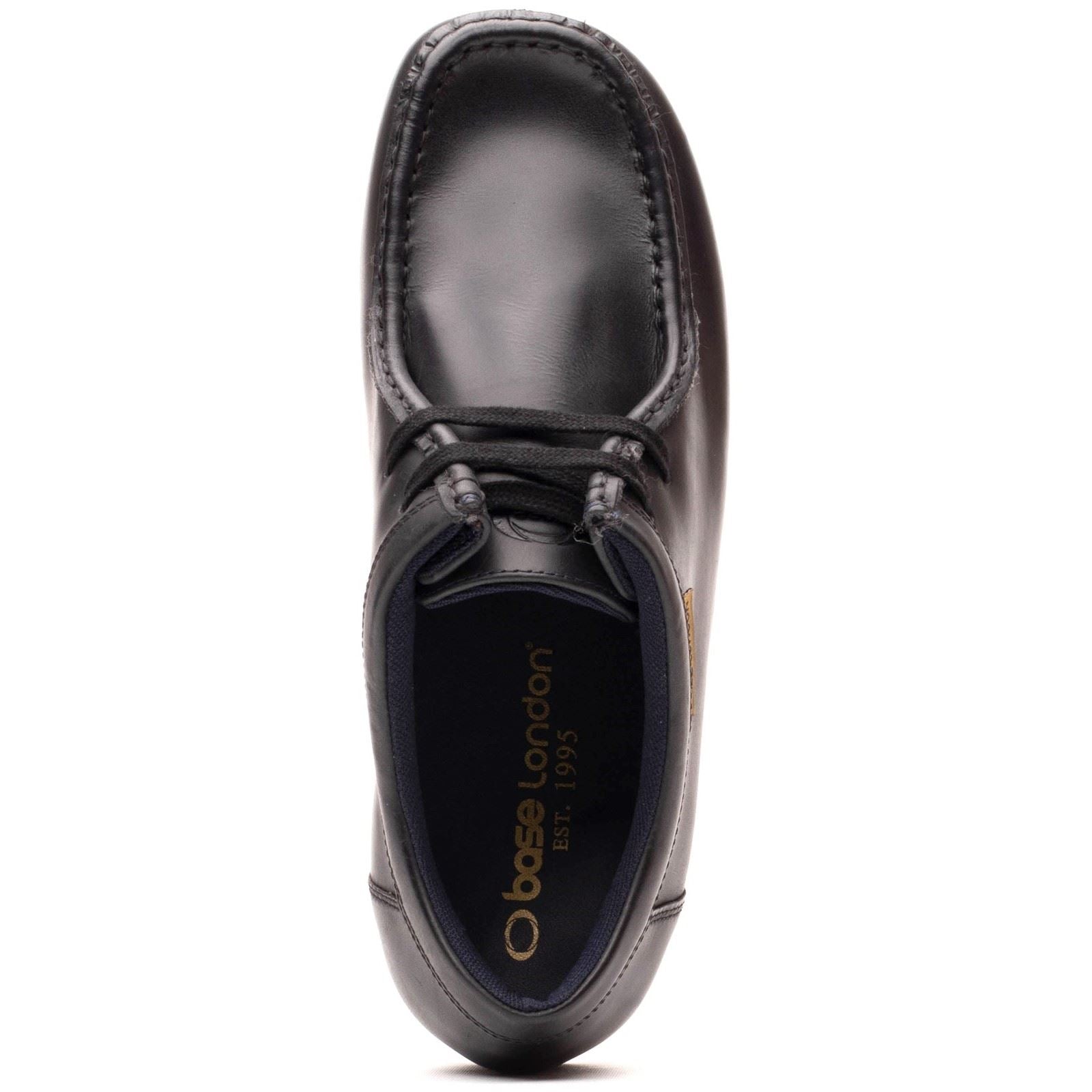 Base London Koko Leather Men's Black Moccasins Shoes