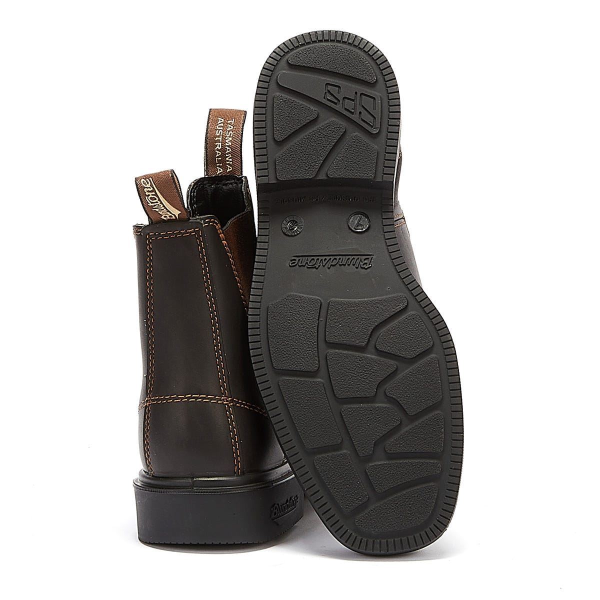 Blundstone Chelsea Dress Stout Brown Boots