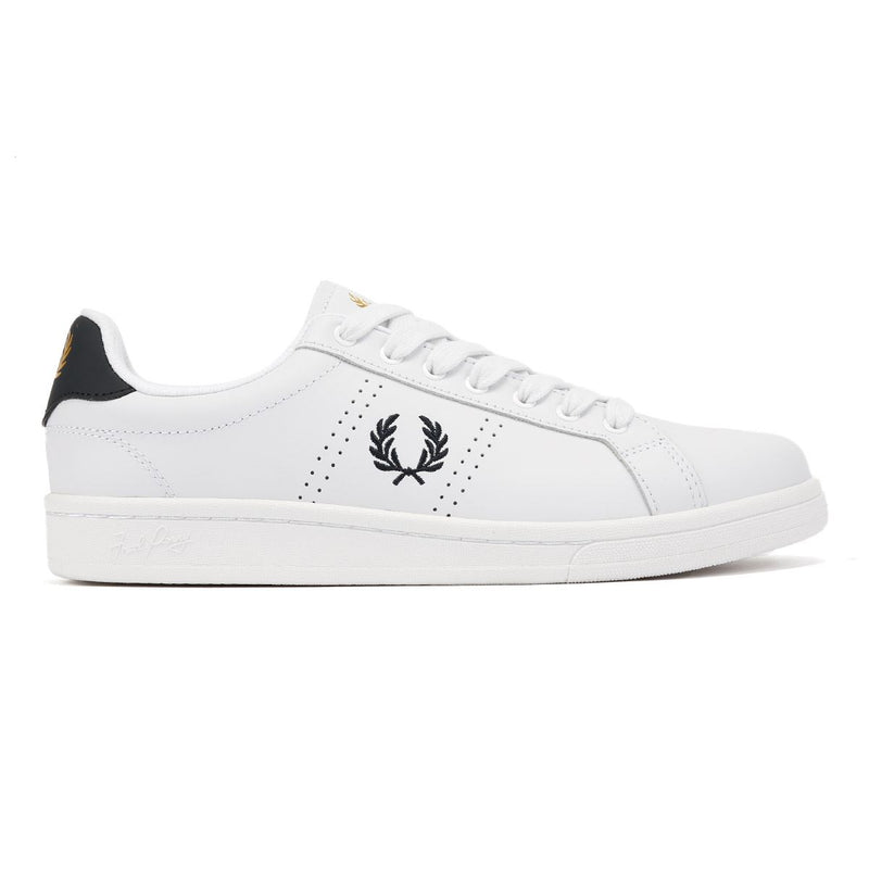 Fred Perry Cupsole Leather Men's White/Navy Sneakers