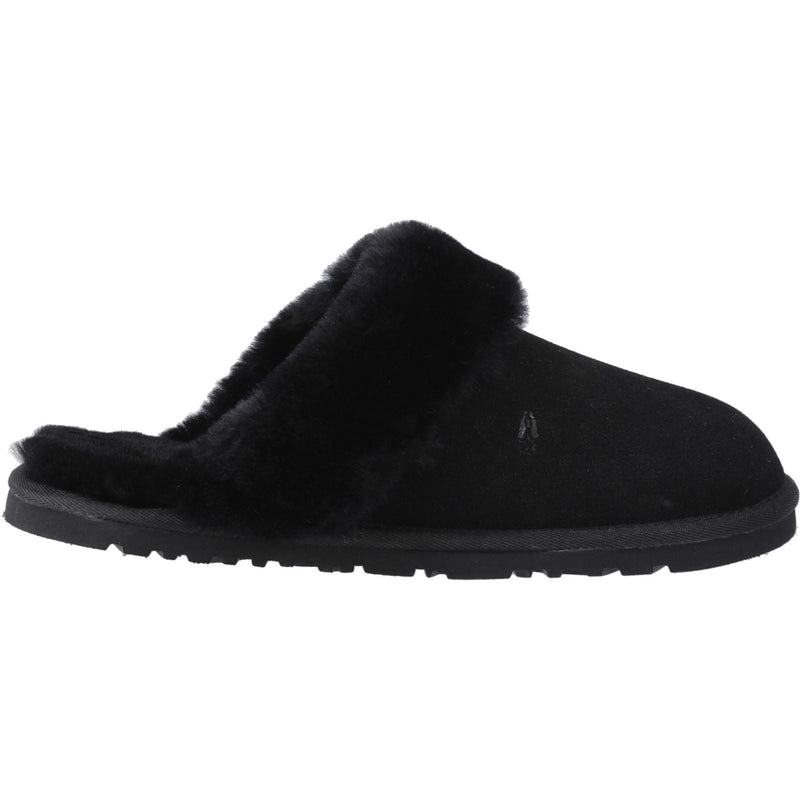 Hush Puppies Samantha Suede Women's Black Slippers