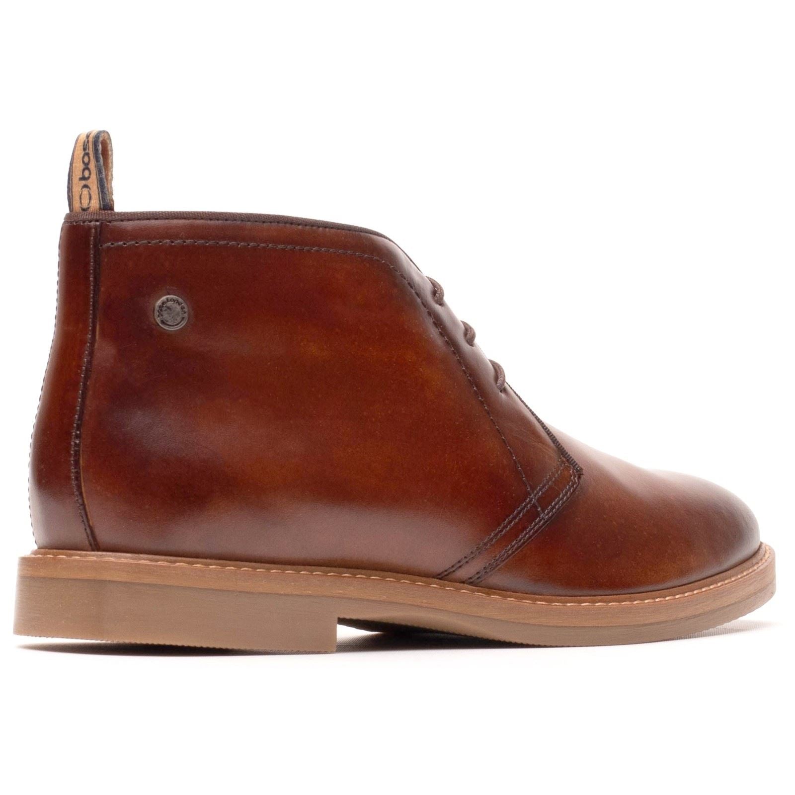 Base London Carlton Leather Men's Tan Ankle Boots