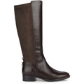 Geox D Felicity Leather Women's Coffee Boots