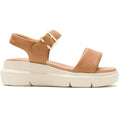 Hush Puppies Uplift Leather Women's Tan Sandals