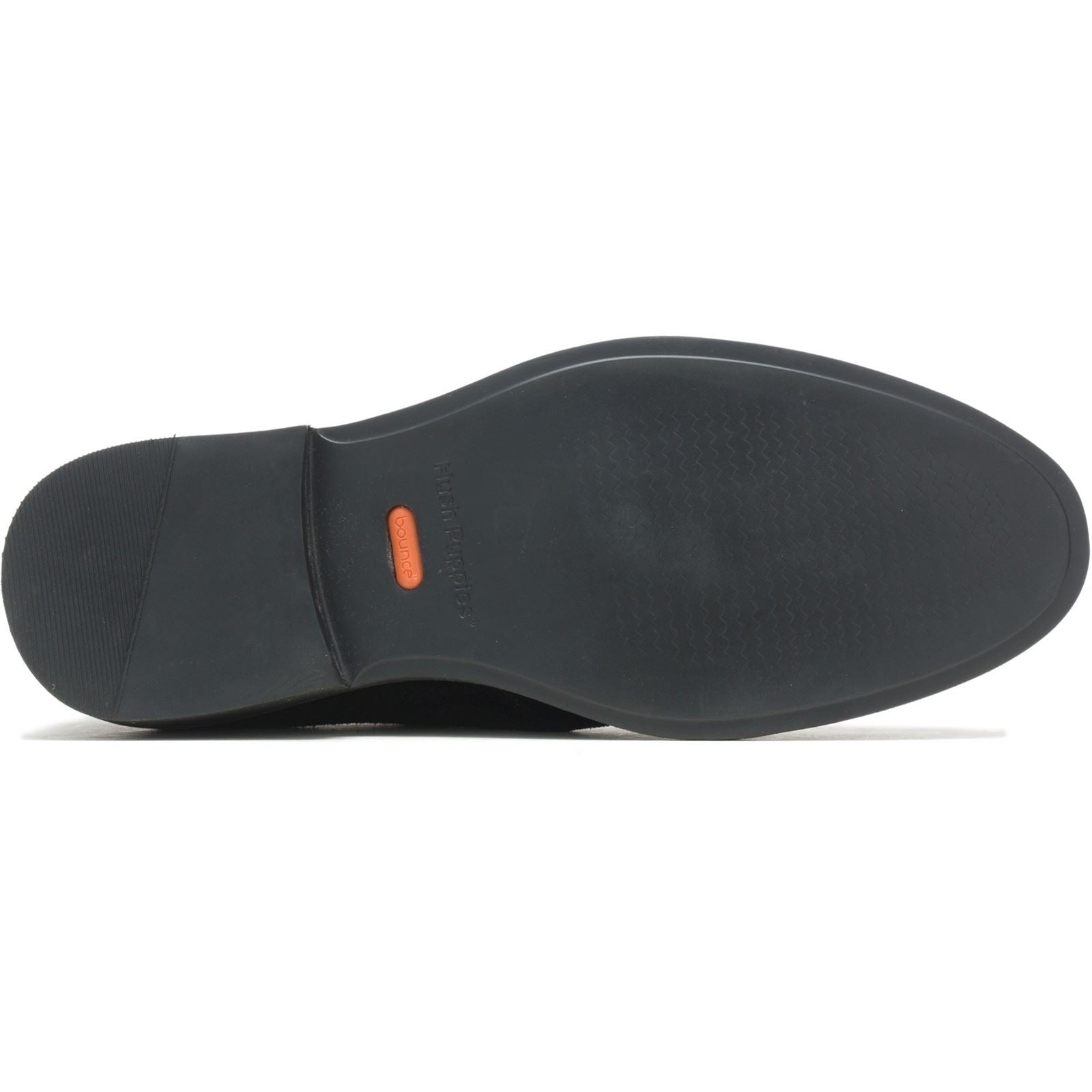 Hush Puppies Earl Slip On Suede Men's Black Loafers