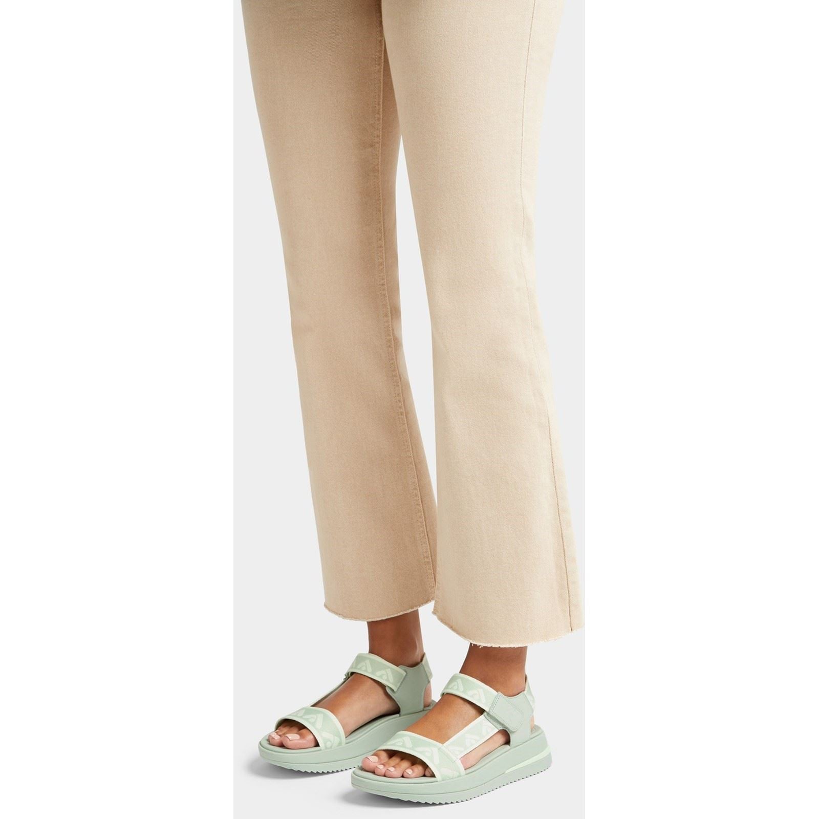 Fitflop Surff Back Strap Polyester/Leather Women's Sagebrush Wide Sandals