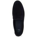 Dune Buftonn Suede Men's Navy Loafers