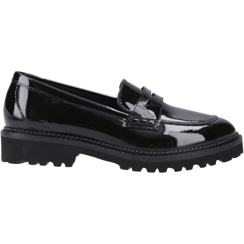 Hush Puppies Grazia Leather Girls's Black Loafers
