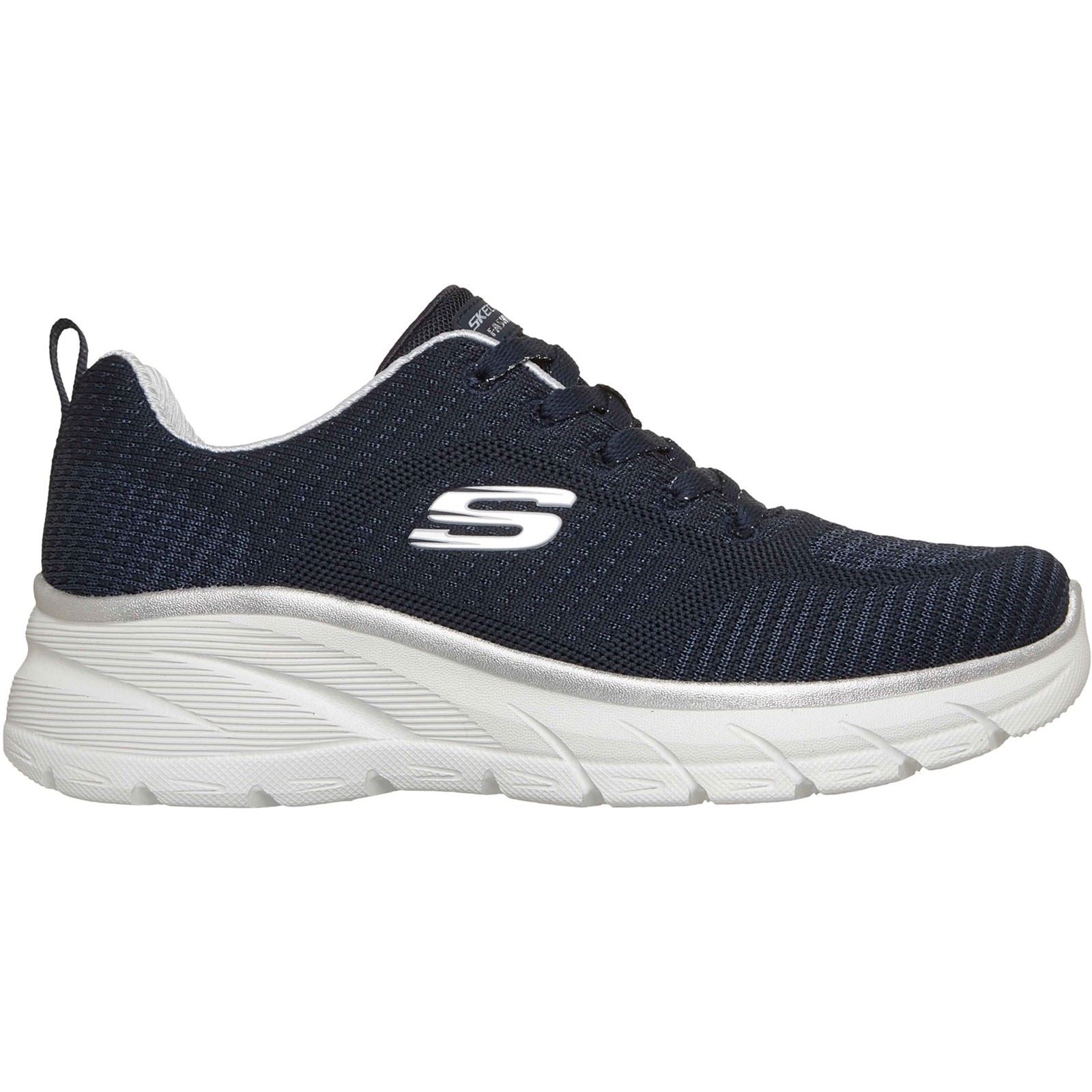 Skechers Fashion Fit 2.0 Polyester Women's Navy/Silver Sneakers