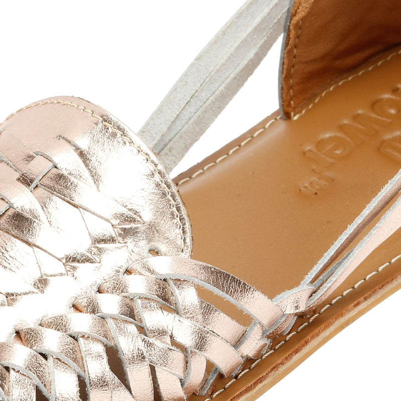 Tower London Hurache Women's Gold Metallic Sandals