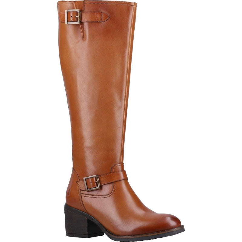 Hush Puppies Heidi Leather Women's Tan Leather Boots