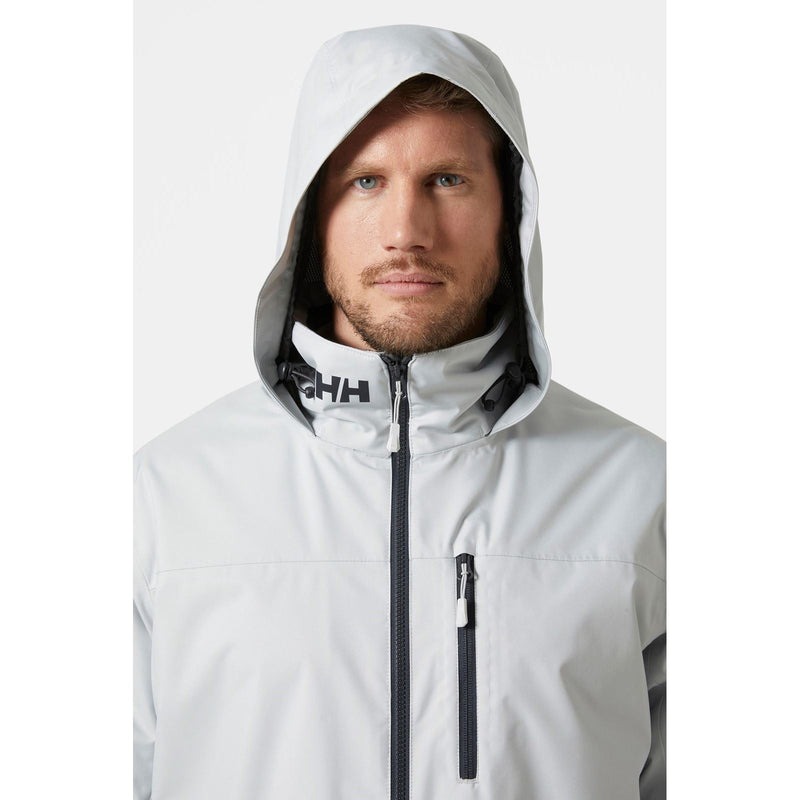 Helly Hansen Sport Crew Hooded Midlayer Sailing 2.1 Men's Grey Sailing Jacket