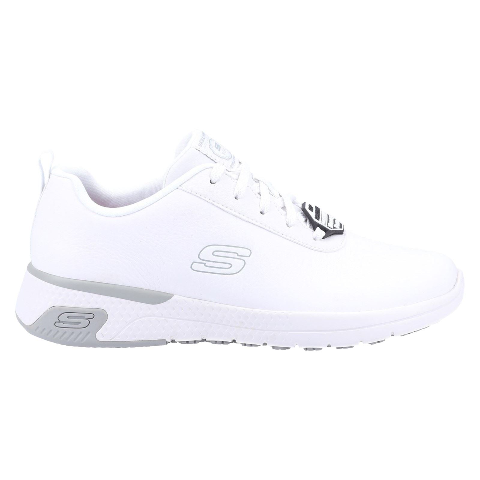 Skechers Workwear Marsing Gmina Leather Women's White Safety Sneakers