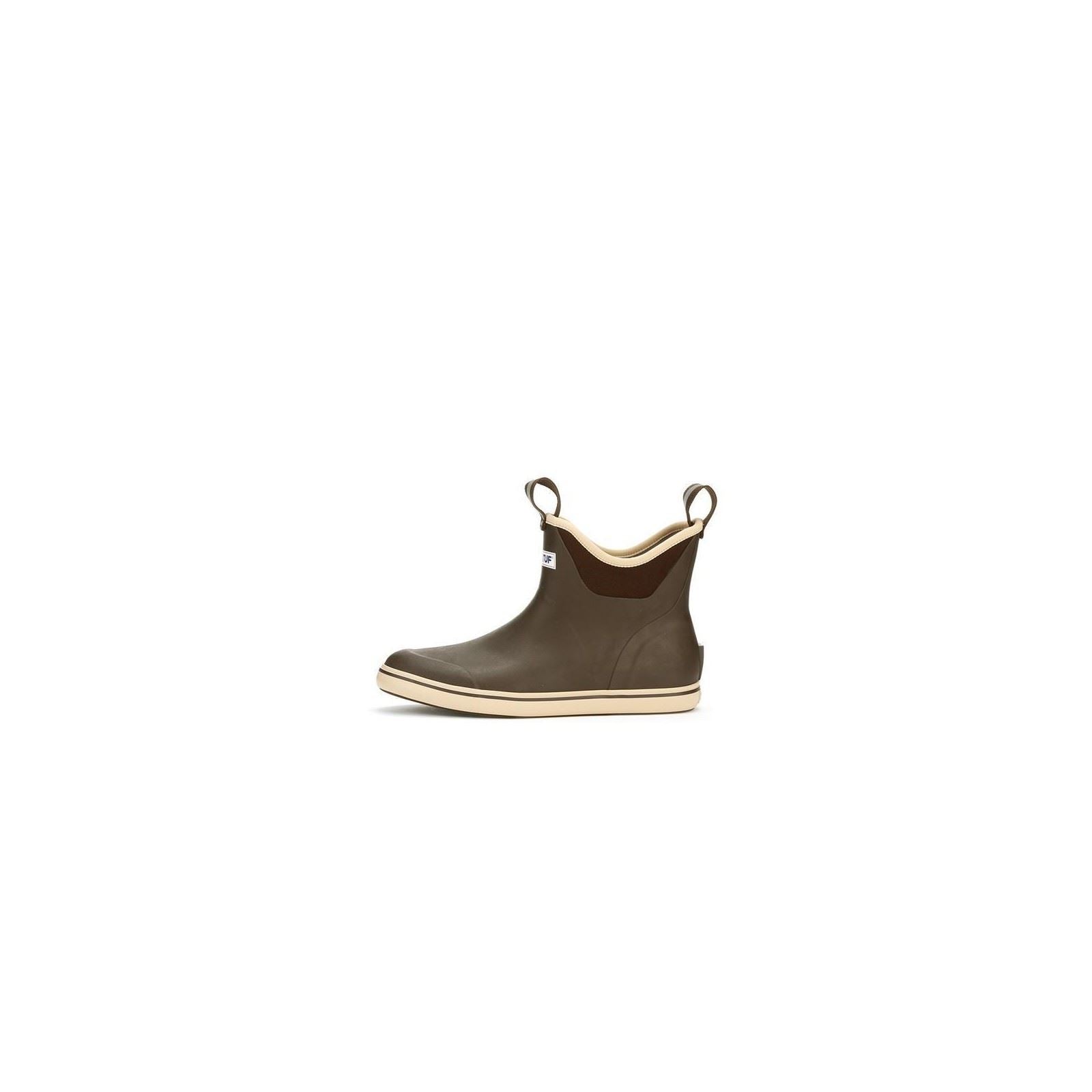 Xtratuf Ankle Deck Rubber Brown Wellington Boots