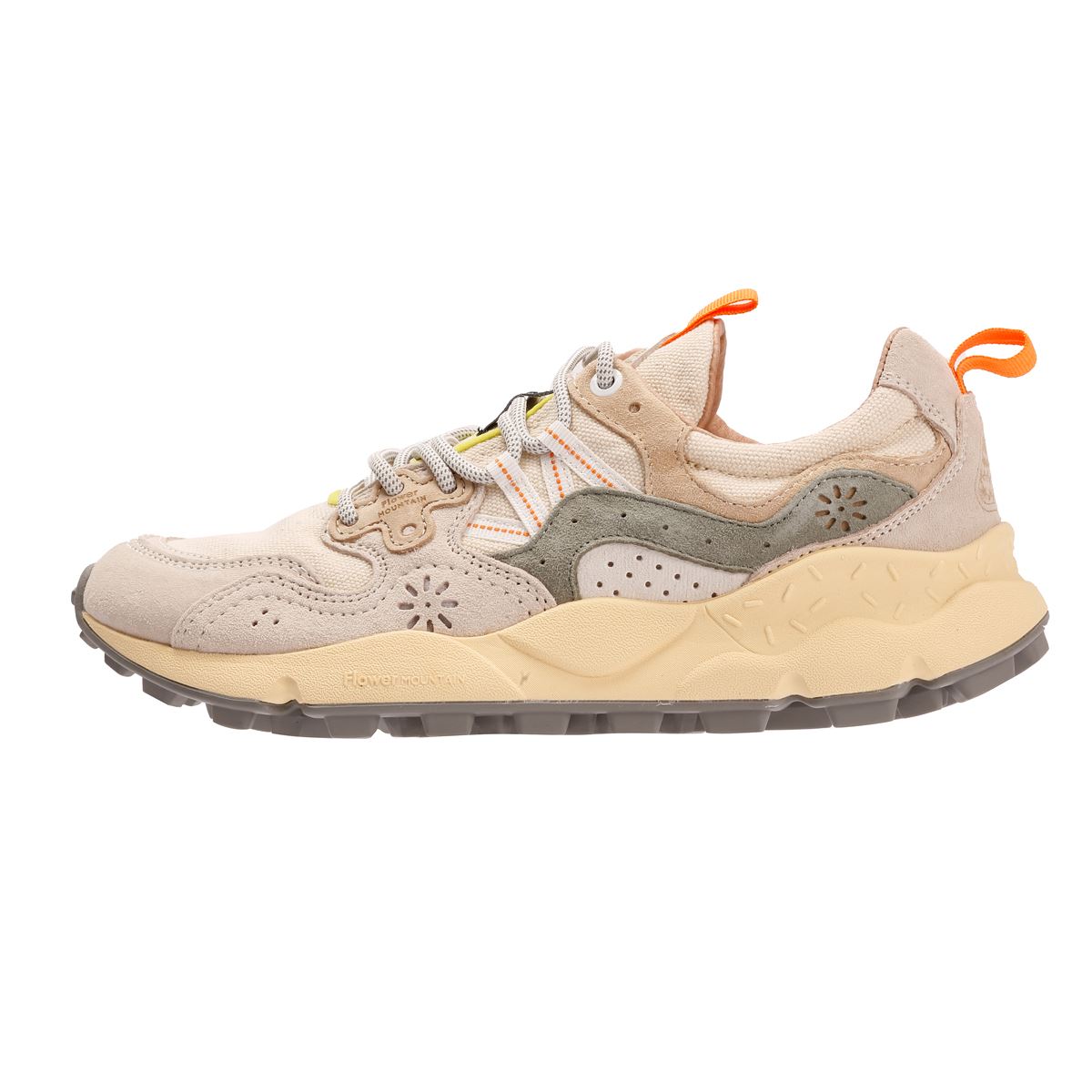 Flower Mountain Yamano 3 Off White/Green Sneakers