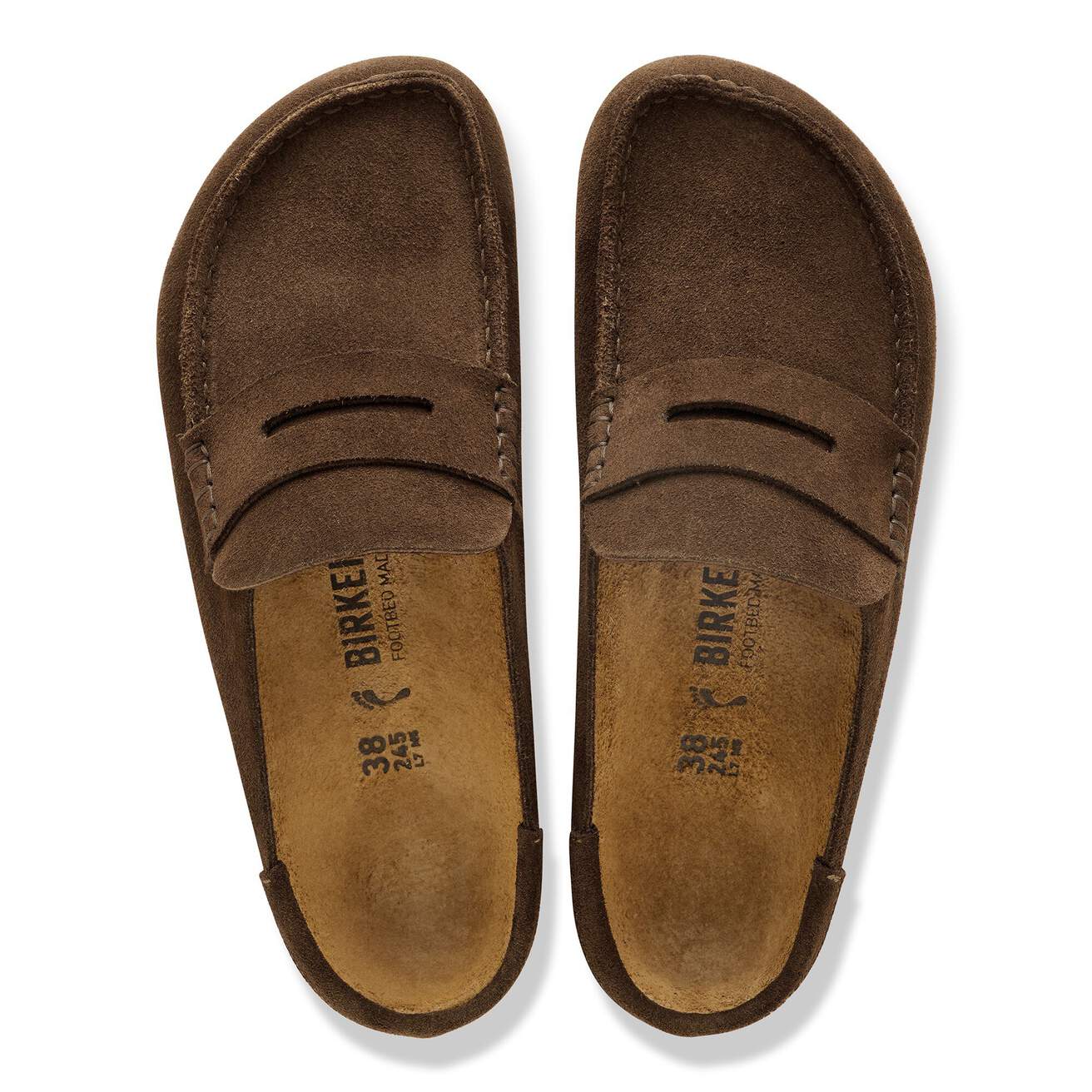 Birkenstock Naples Suede Carafe Regular Clogs
