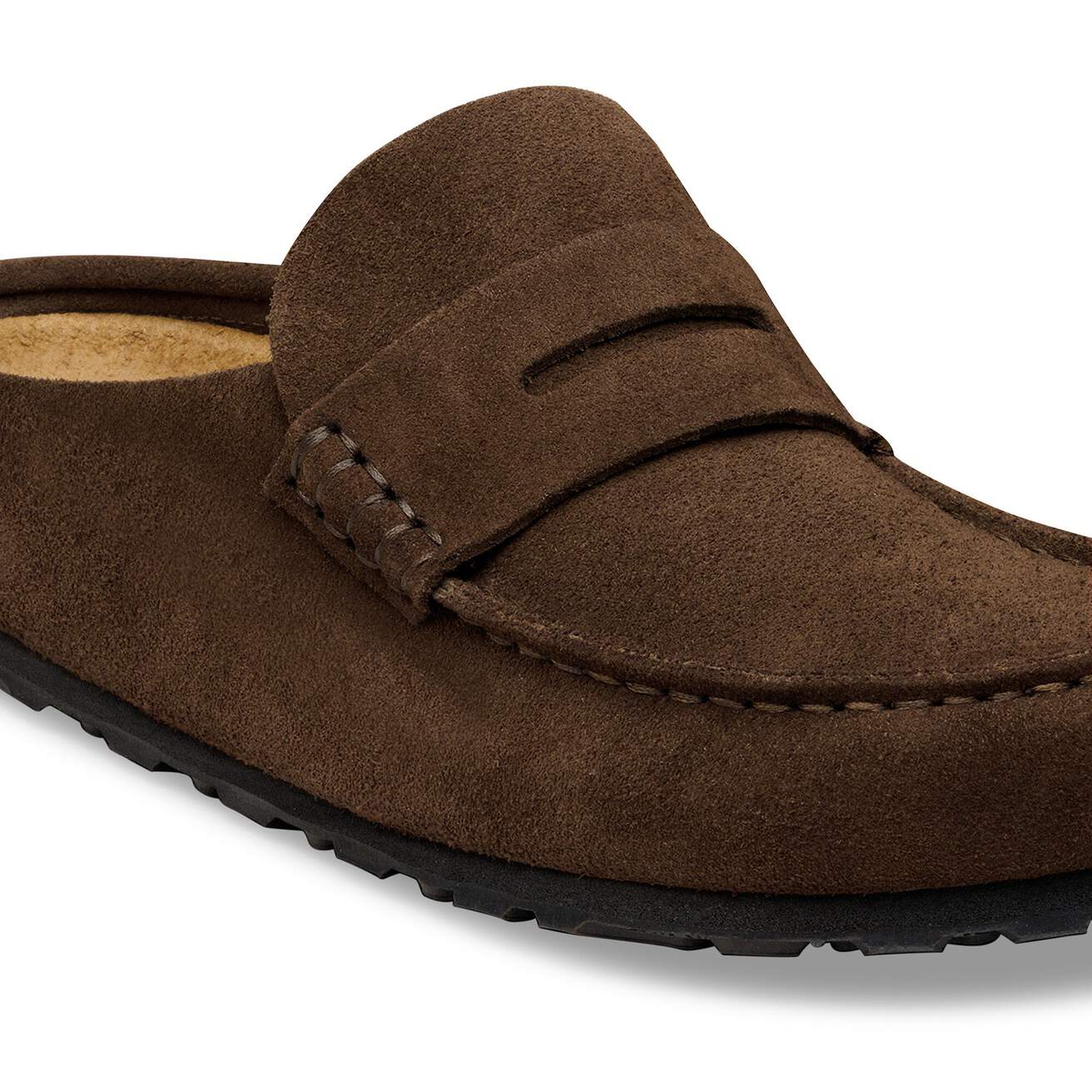 Birkenstock Naples Suede Carafe Regular Clogs