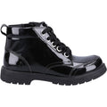 Hush Puppies Jolie Patent SNR Leather Girls's Black Boots