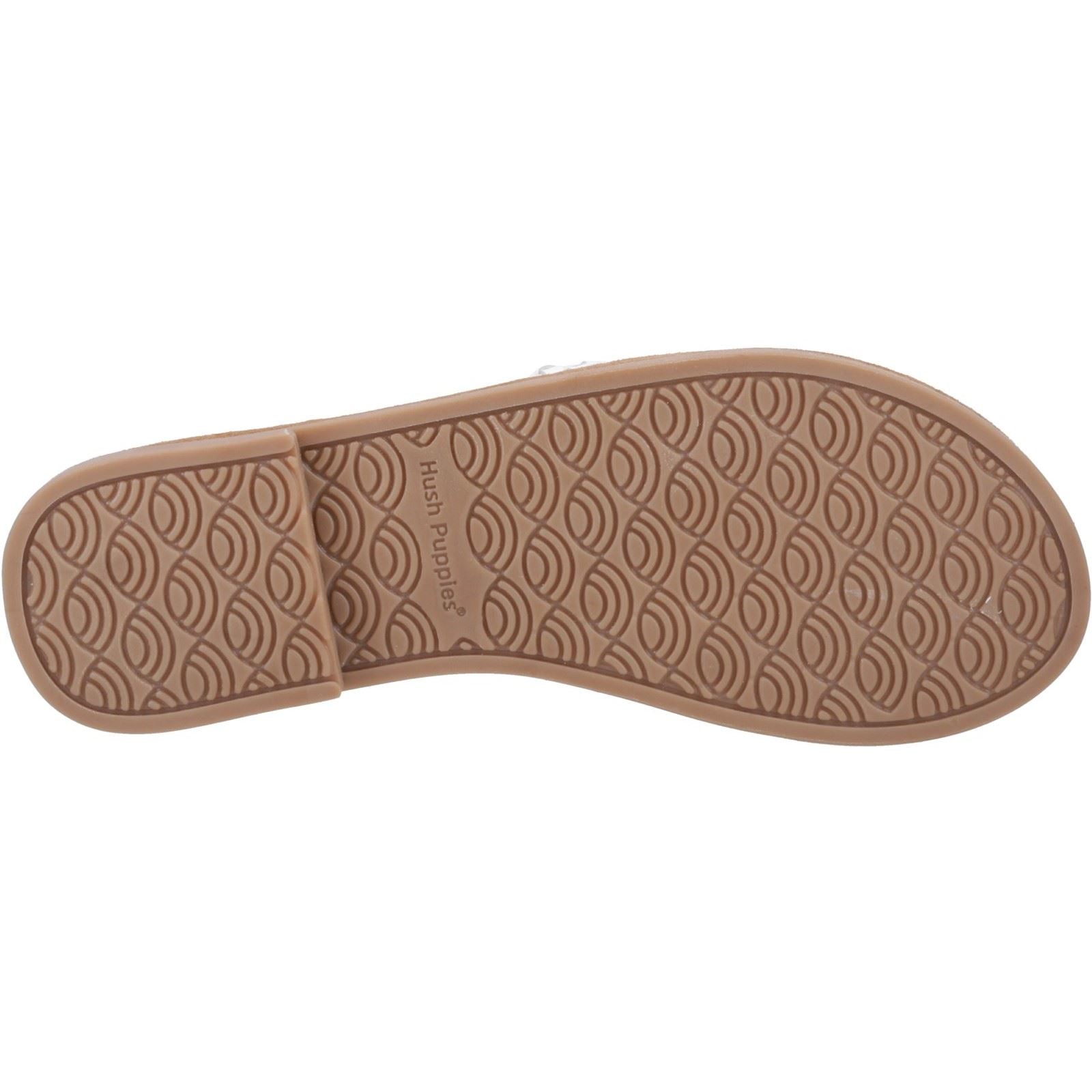 Hush Puppies Hetty Slide Leather Women's White Sandals
