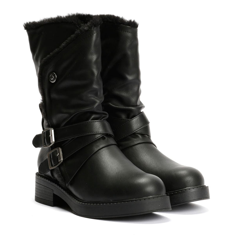 Blowfish Malibu Voyage Cozy Women's Black Boots