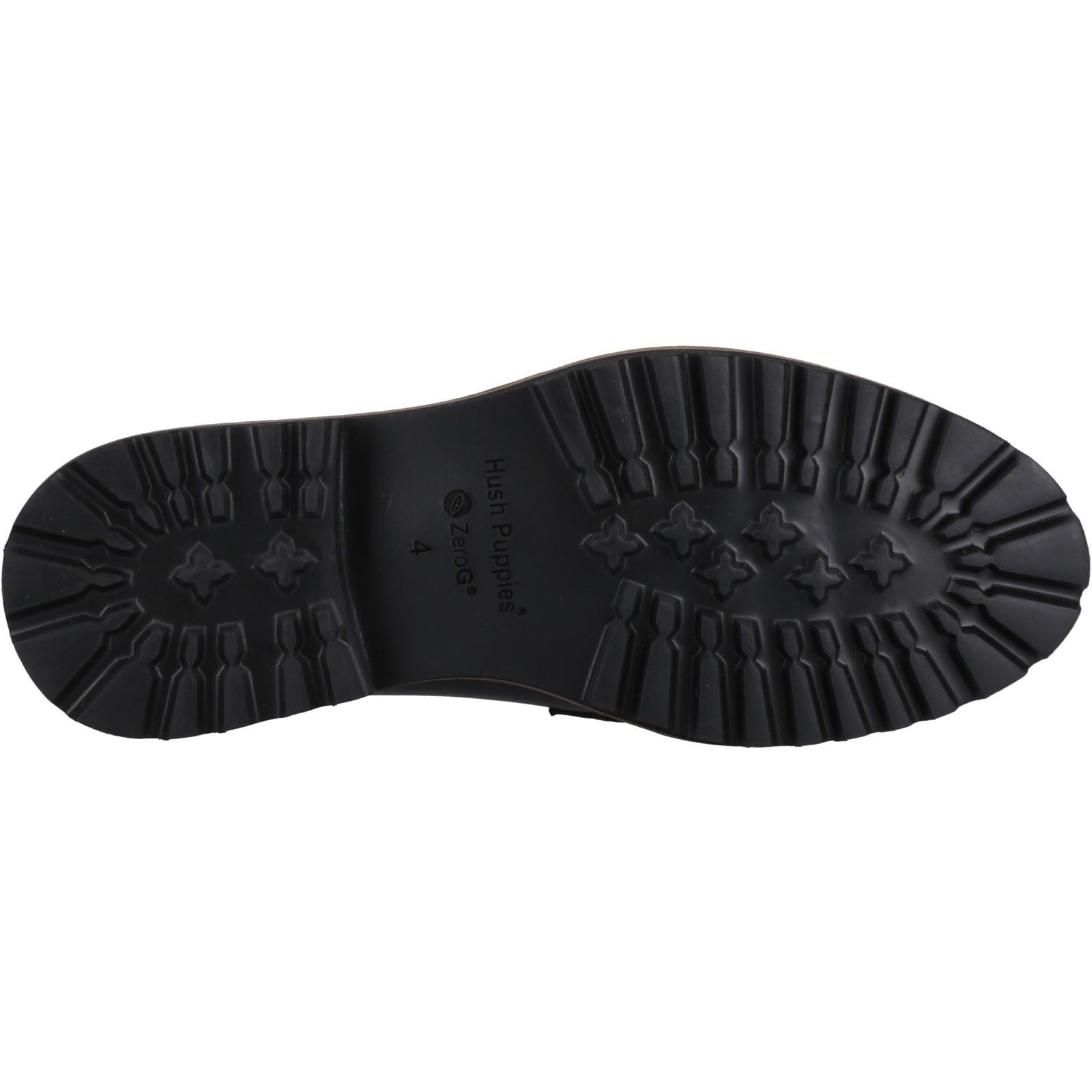 Hush Puppies Gianna Leather Women's Black Loafers