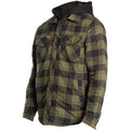 Hard Yakka Quilted Flannel Shacket Men's Green Shirt Jacket