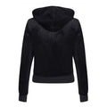 Juicy Couture Robertson Classic Jacket Synthetic Women's Black Hooded Sweatshirt