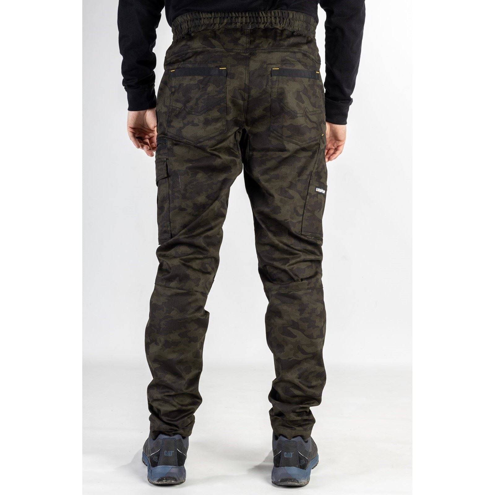 Caterpillar Dynamics Cotton Men's Green Outdoor Trousers