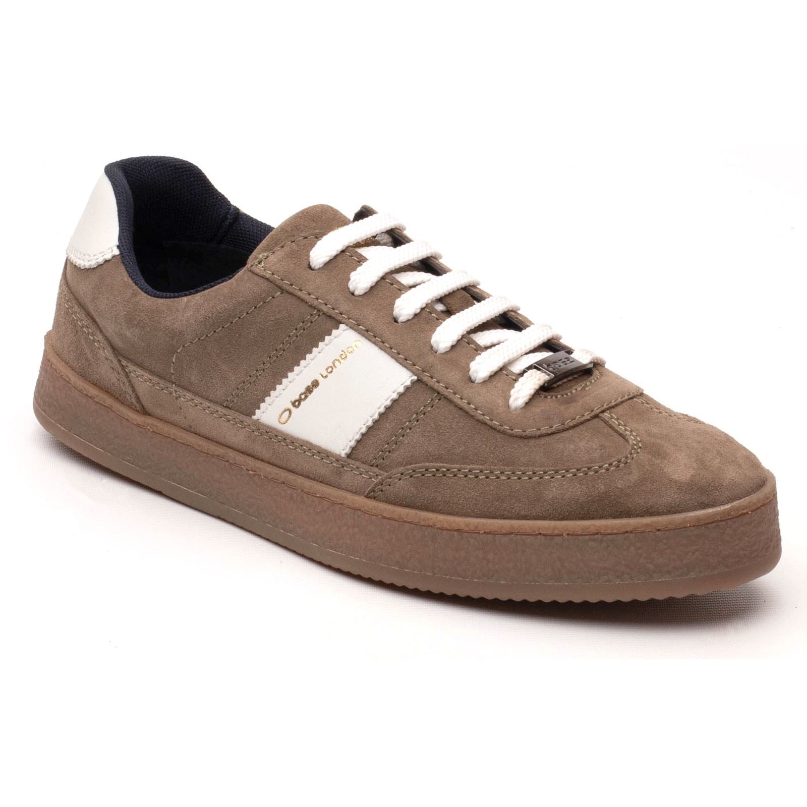 Base London Banksy Leather Men's Sage Sneakers