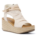 Blowfish Malibu Lacey Women's Bone Denim Sandals