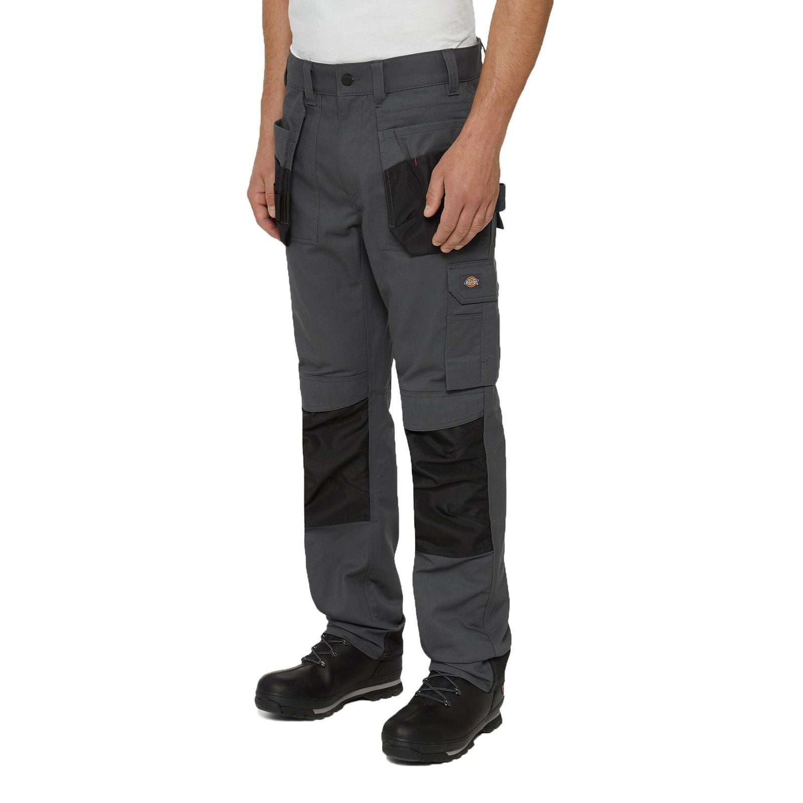 Dickies Multi Pocket Utility Polyester Men's Grey Work Trousers
