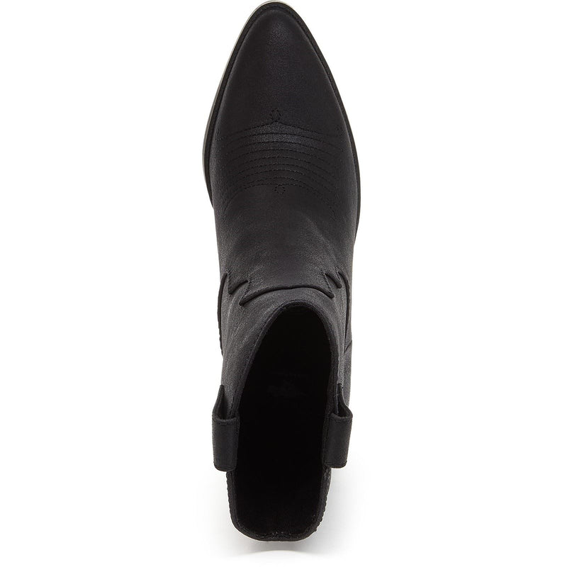 Rocket Dog Feather Polyurethane Women's Black Heeled Ankle Boots