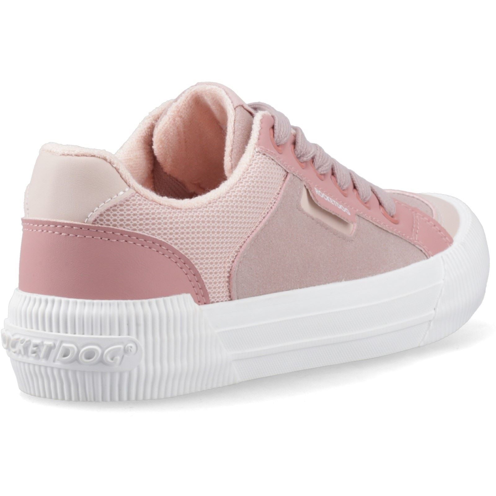 Rocket Dog Cheery Blocked Fabric Textile Women's Mauve/Pink Shoes