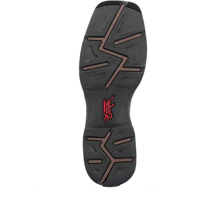 Durango Red Dirt Rebel Leather Men's Old Town Brown/Tan Ankle Boots