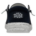HEYDUDE Wendy Sox Polyester/Cotton/Spandex Women's Navy Loafers
