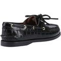 Sperry Authentic 2 Eye Leather Women's Black Boat Shoes