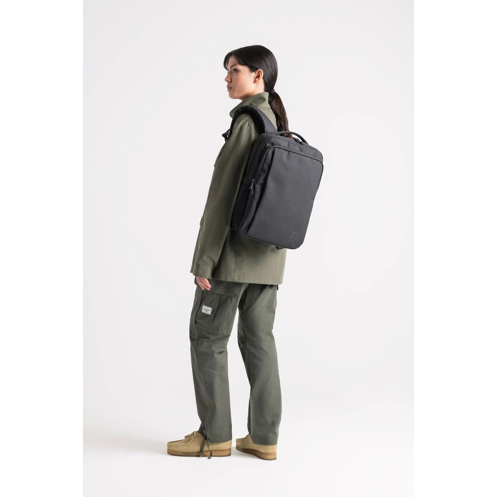 Herschel Bags Kaslo Daypack Tech Polyester Unisex Adults Black Backpack - One Size
