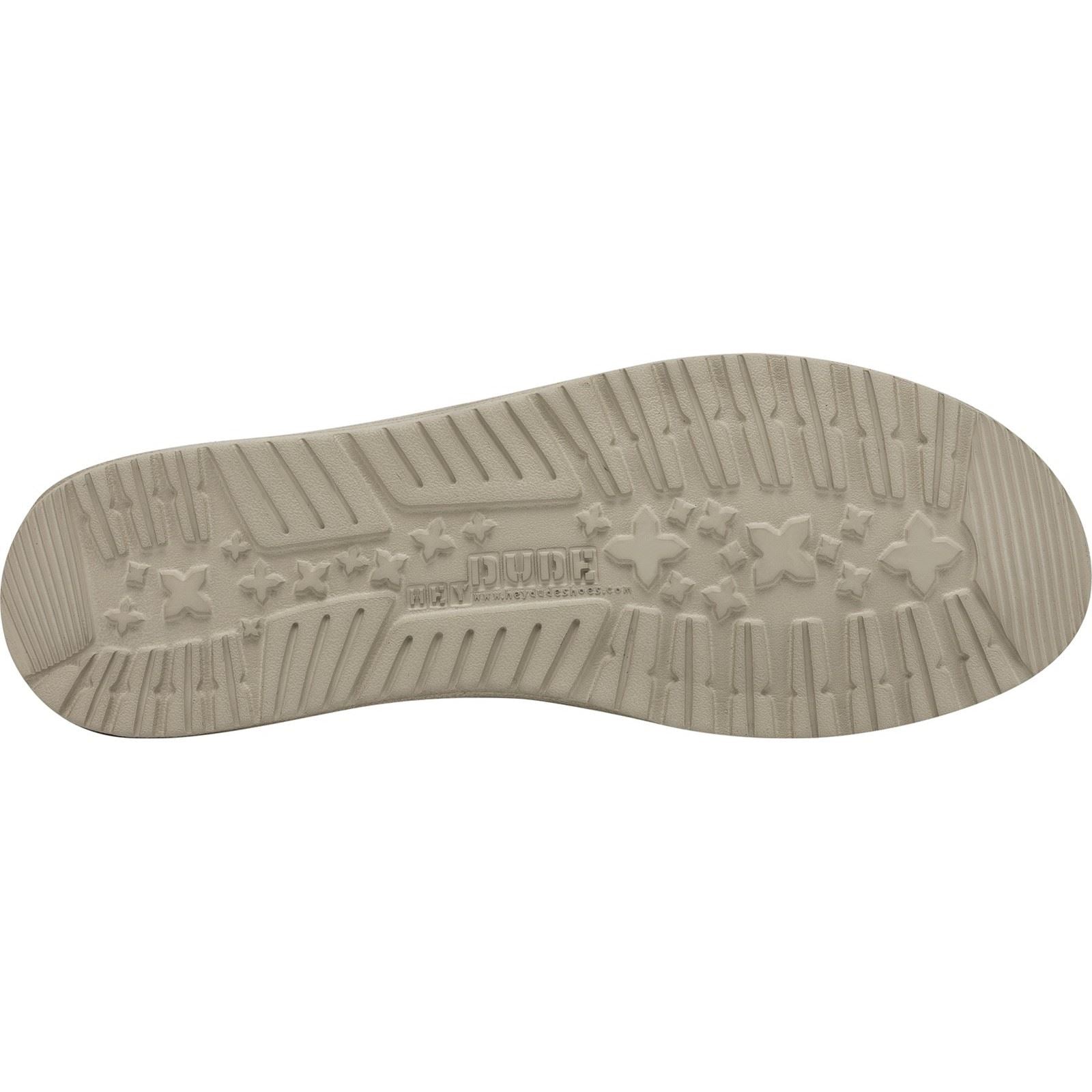 HEYDUDE Wally Sox Faux Suede Men's Beige Shoes
