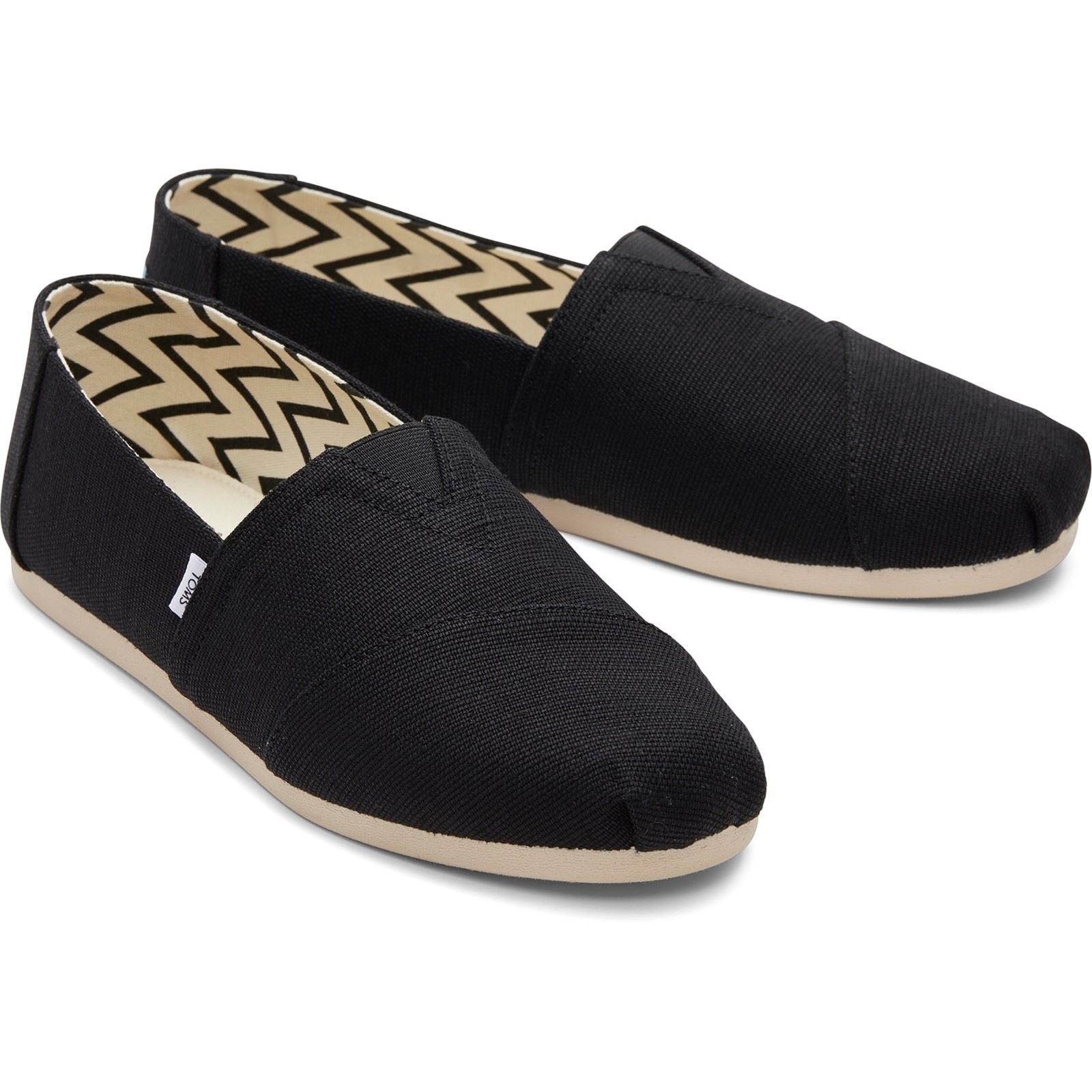 TOMS Alpargata Cotton Men's Black Sandals