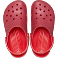 Crocs Classic Glitter Synthetic Cherry Red Clogs