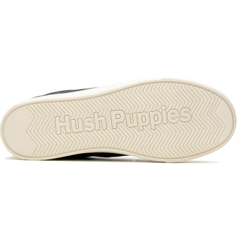 Hush Puppies The Good Low Top Leather Men's Navy Sneakers