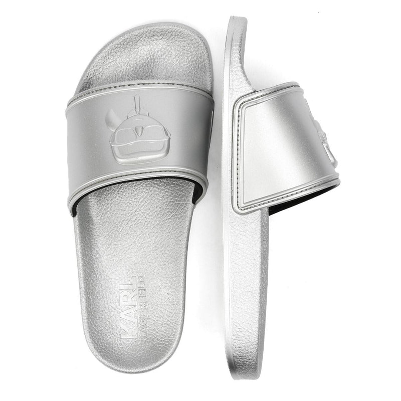 Karl Lagerfeld Kondo 2.0 Karl NFT Women's Silver Slides