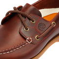 Timberland Classic 2 Eye Leather Women's Burgundy Boat Shoes