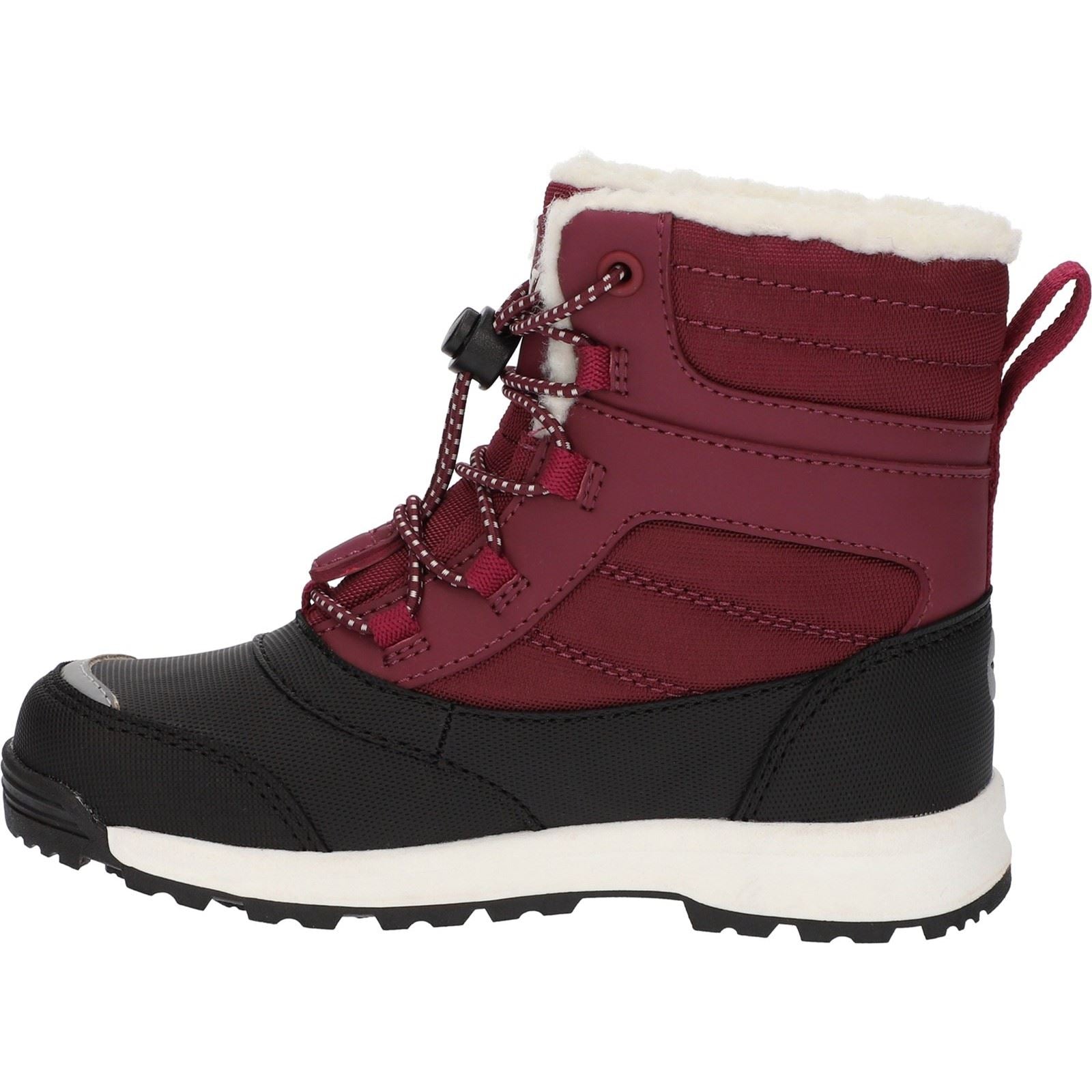 Hi-Tec Leo Nylon Berry Winter Mid Calf Boots