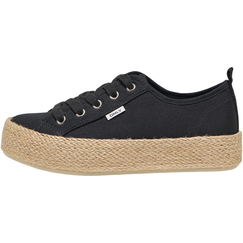 ONLY IDA-1 Cotton Women's Black Sneakers