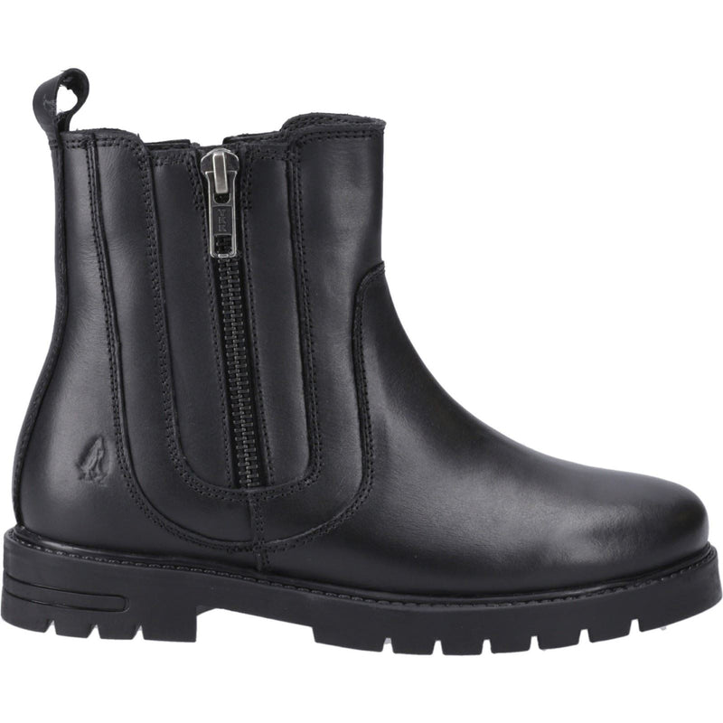 Hush Puppies Liana Leather Girls's Black Boots