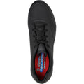 Skechers Workwear Work Relaxed Fit: Uno SR - Sutal Men's Black Safety Sneakers