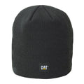 Caterpillar Logo Knit Unisex Adults Black Beanie Hat