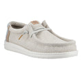 HEYDUDE Wally Jute Jute Men's Stone Grey/Iceberg Green Moccasins Shoes