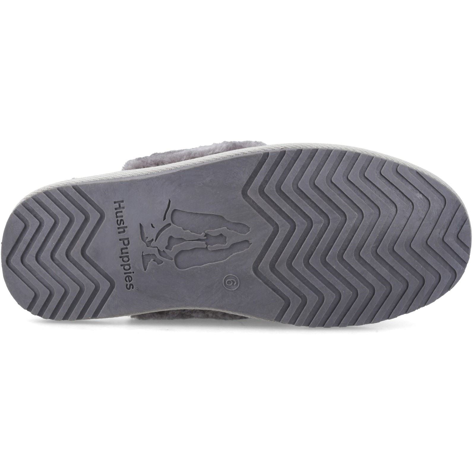 Hush Puppies Arianna Cord Polyester Women's Grey Slippers